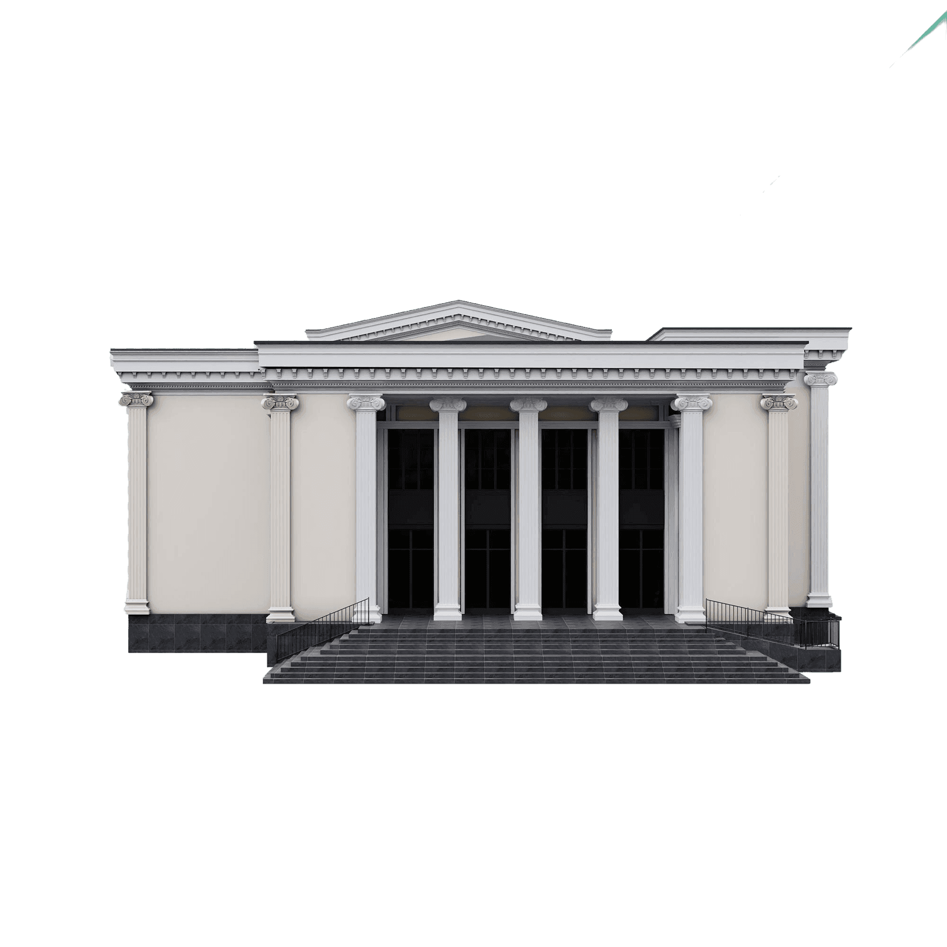 AI Legal Platform hero — law court environment